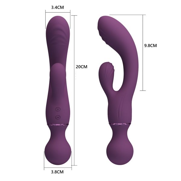 Vibrador Doble Punto G con Masajeador – 3 Motores