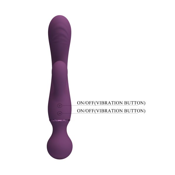 Vibrador Doble Punto G con Masajeador – 3 Motores