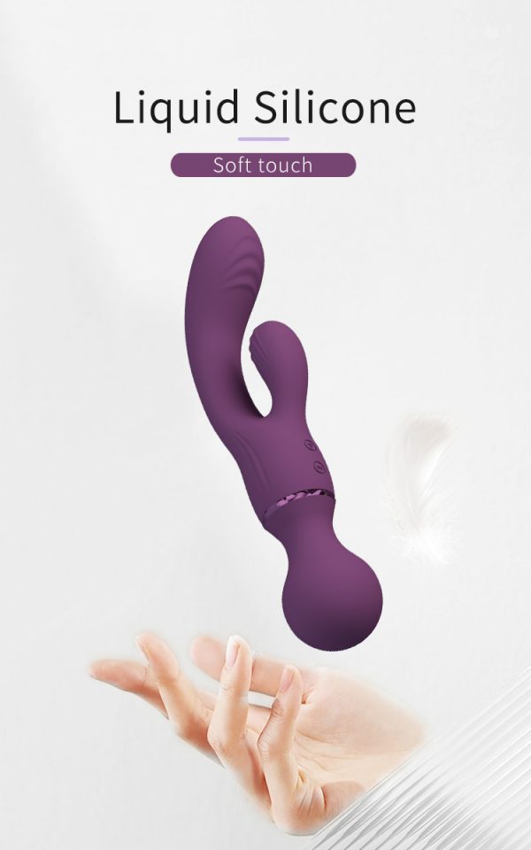Vibrador Doble Punto G con Masajeador – 3 Motores