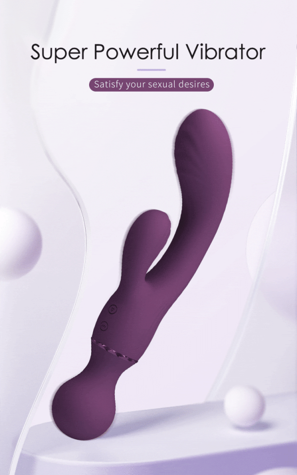 Vibrador Doble Punto G con Masajeador – 3 Motores