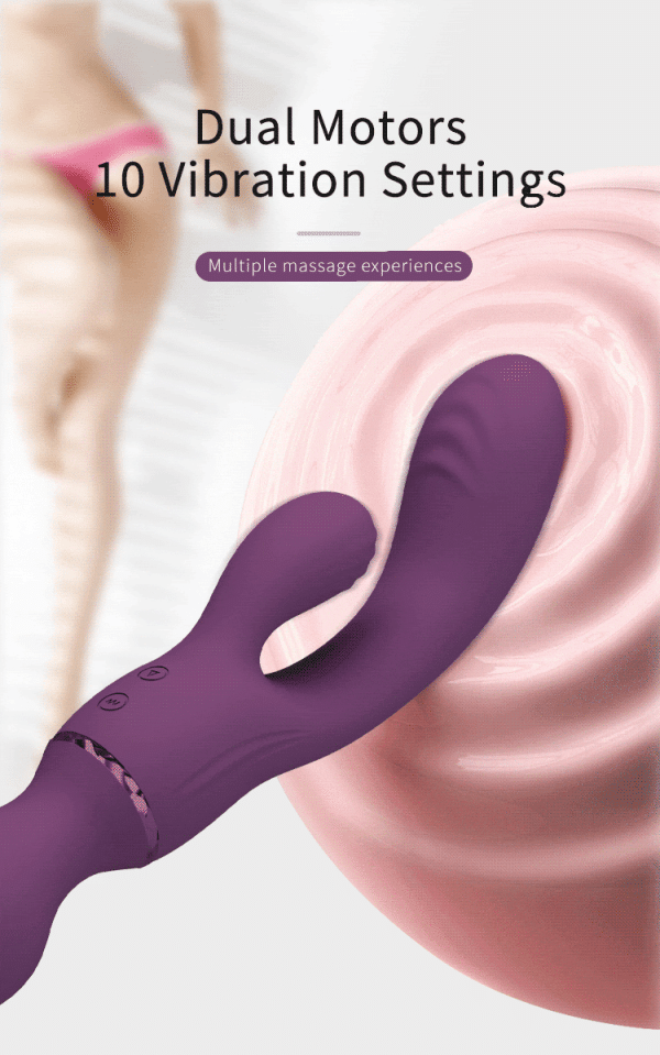 Vibrador Doble Punto G con Masajeador – 3 Motores