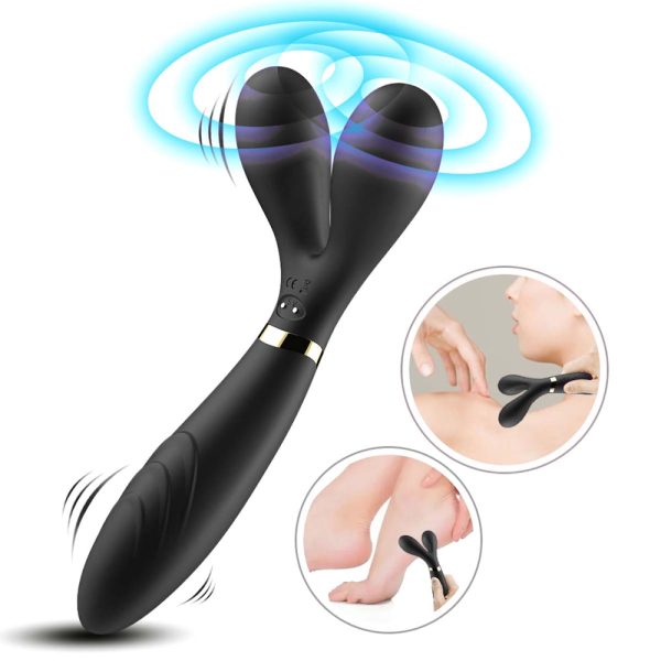 Vibrador y Masajeador Corporal 3 Motores 9 Modos 