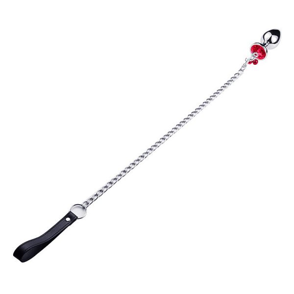 Plug Anal Metálico con Campanitas y Correa