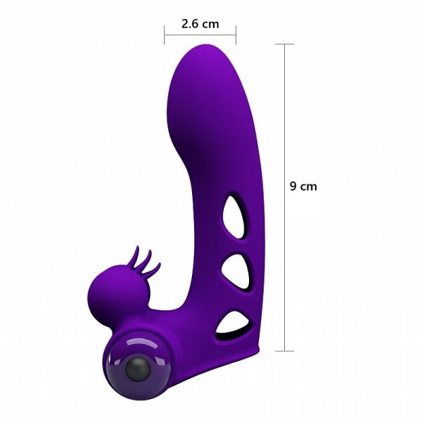 Funda para Dedo con Vibrador Punto G y Clítoris 10 Modos