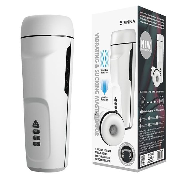 Masturbador con Succión y Vibración Recargable USB Premium