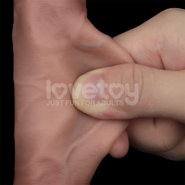 Dildo Realista Lovetoy Sliding Skin Pro II 19,5 cm Doble Densidad