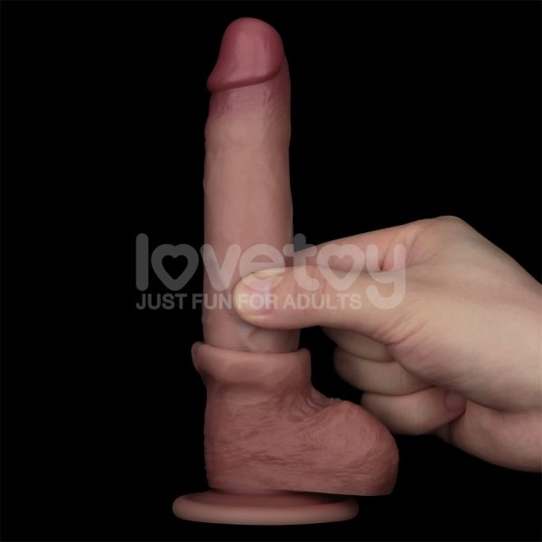 Dildo Realista Lovetoy Sliding Skin Pro II 19,5 cm Doble Densidad