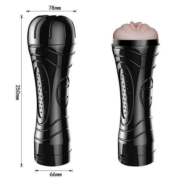 20623-4 Masturbador Masculino Bassy con Vibración Textura Realista