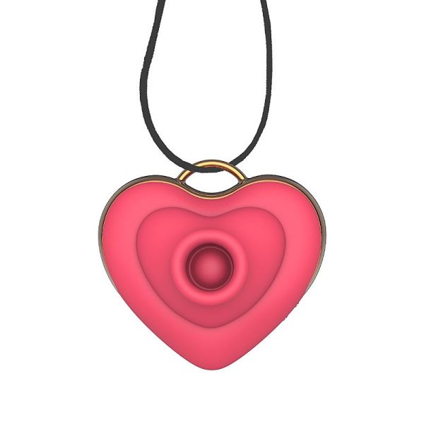 Estimulador de Clítoris en Forma de Corazón 15 Modos Recargable USB