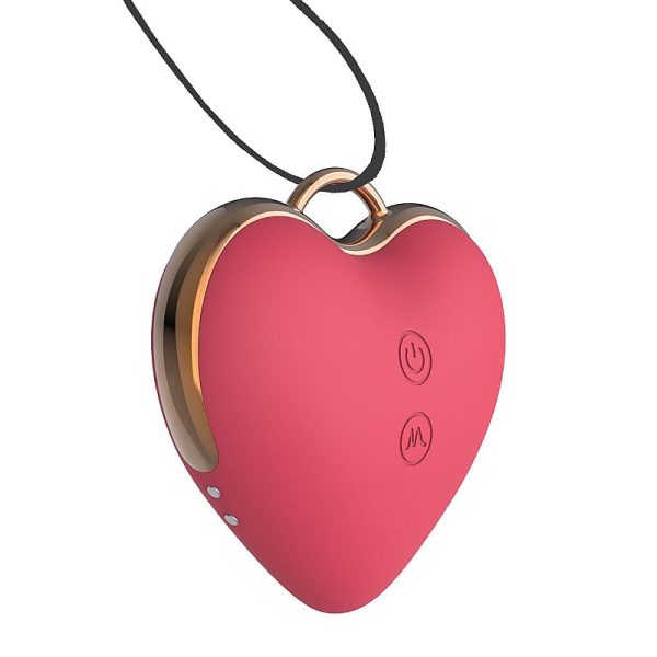 Estimulador de Clítoris en Forma de Corazón 15 Modos Recargable USB