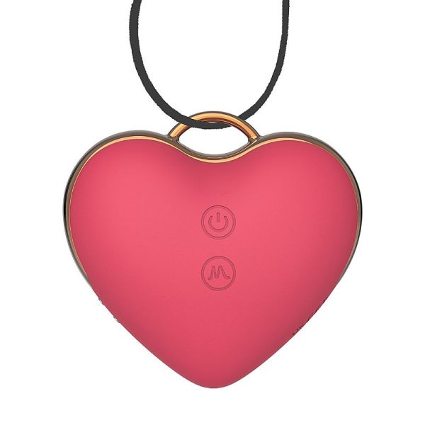 Estimulador de Clítoris en Forma de Corazón 15 Modos Recargable USB