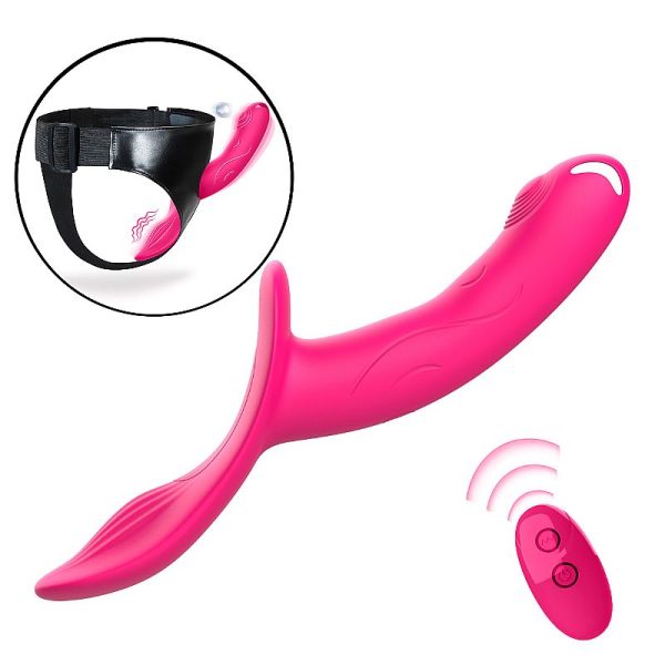 33529-4 Vibrador para Parejas con Arnés Estimulación Doble