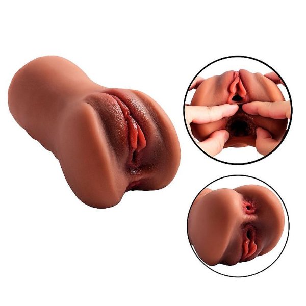 Masturbador Doble Entrada Vagina y Ano Ultra Realista