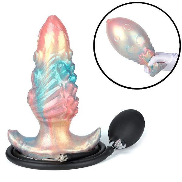 Alien Bloom Plug Anal Inflable de Silicona