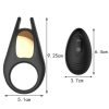 Anillo Vibrador para Parejas Lucas II con Control Remoto