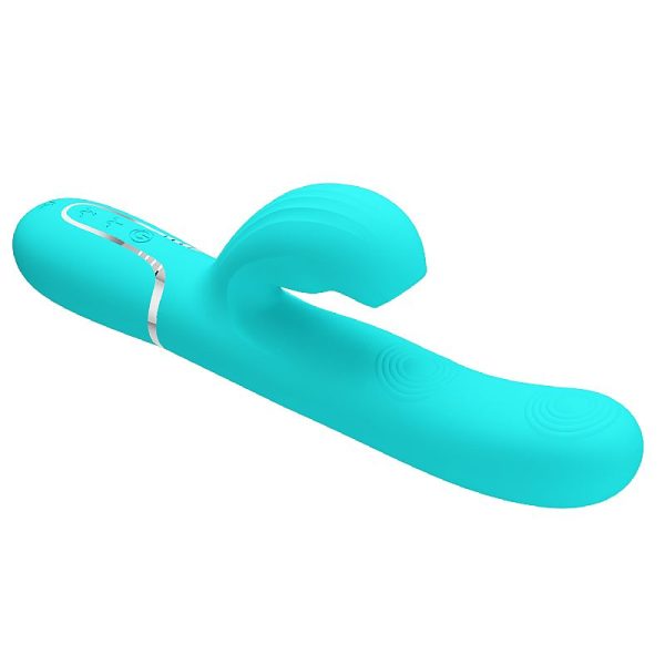 Vibrador Rabbit Twinkled Tenderness 3 en 1 con Succión y Doble Golpeteo