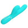 Vibrador Rabbit Twinkled Tenderness 3 en 1 con Succión y Doble Golpeteo