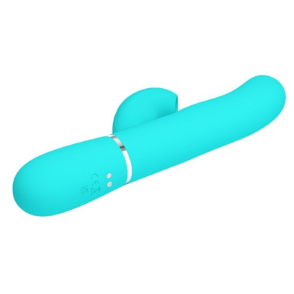 Vibrador Rabbit Twinkled Tenderness 3 en 1 con Succión y Doble Golpeteo