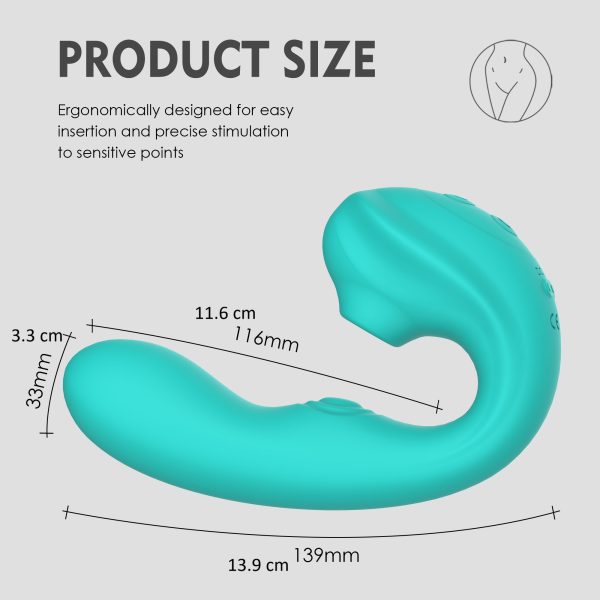 Fiona Vibrador 3 en 1 con Succión, Golpeteo y Vibración