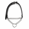 Collar de Ahorque Bondage con Cadena y Corazón