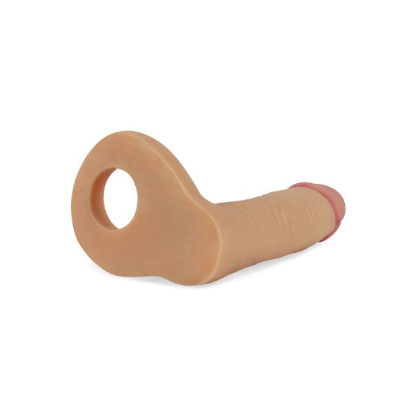 Anillo con Dildo para Doble Penetración