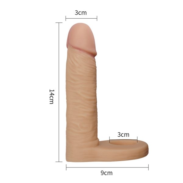 Anillo con Dildo para Doble Penetración