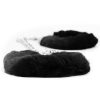LV1502 Black Details (1) Esposas para Tobillos Fluffy Leg Cuffs