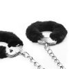 LV1502 Black Details (5) Esposas para Tobillos Fluffy Leg Cuffs
