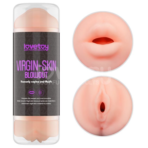 Masturbador Masculino Virgin Skin Blowout Doble Entrada