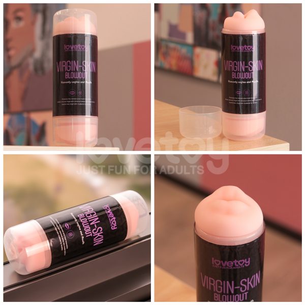 Masturbador Masculino Virgin Skin Blowout Doble Entrada