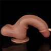 Consolador Flexible con Ventosa Pellizcable Sliding Skin 22 cm