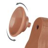 Consolador Flexible con Ventosa Pellizcable Sliding Skin 22 cm
