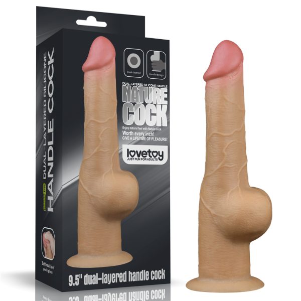 Consolador Realista Nature Cock con Mango Ergonómico