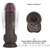 Consolador Vibrador Sliding Skin Pro II con Control Remoto 20 cm