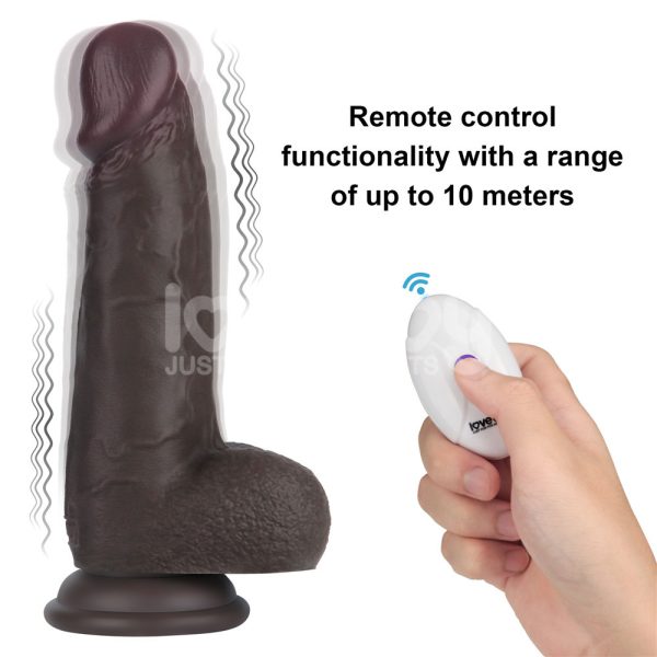 Consolador Vibrador Sliding Skin Pro II con Control Remoto 20 cm