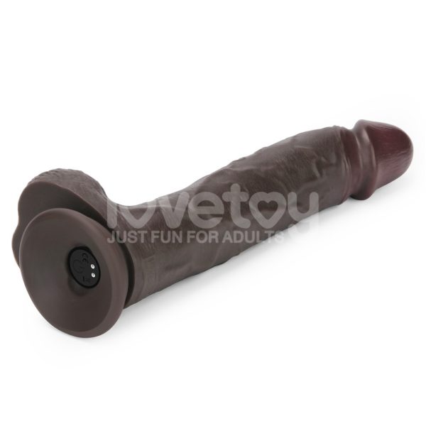 Consolador Vibrador Sliding Skin Pro II con Control Remoto 25 cm