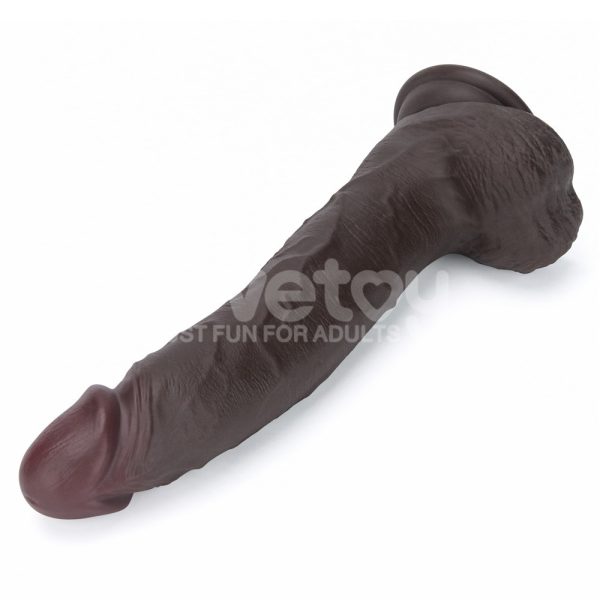Consolador Vibrador Sliding Skin Pro II con Control Remoto 25 cm
