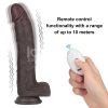 Consolador Vibrador Sliding Skin Pro II con Control Remoto 25 cm