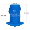 Plug Anal de Silicona Ribbed Peeper con Textura Acanalada
