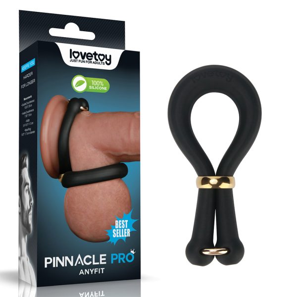 Anillo para Pene y Escroto Pinnacle Pro AnyFit Ajustable de Silicona