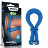 Anillo para Pene y Escroto Pinnacle Pro AnyFit Plus Azul de Silicona