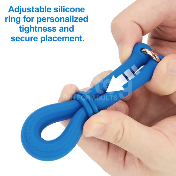 Anillo para Pene y Escroto Pinnacle Pro AnyFit Plus Azul de Silicona