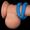 Anillo para Pene y Escroto Pinnacle Pro AnyFit Plus Azul de Silicona