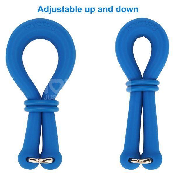 Anillo para Pene y Escroto Pinnacle Pro AnyFit Plus Azul de Silicona