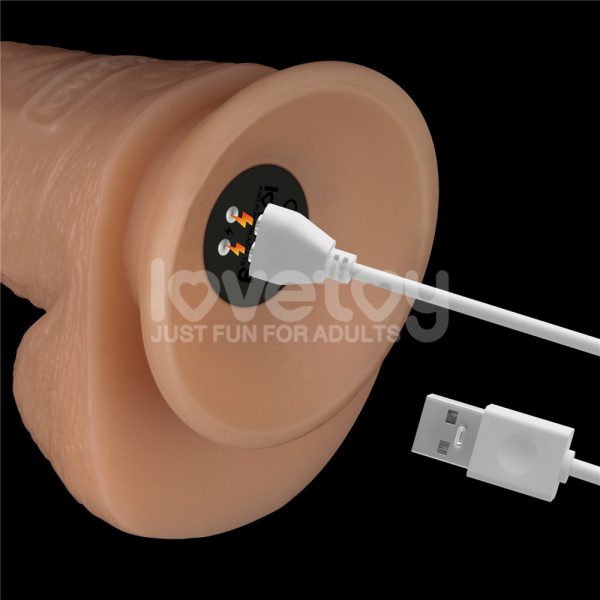 Arnés Strap-On Vibrador 8" con Consolador Recargable L/XL/2XL