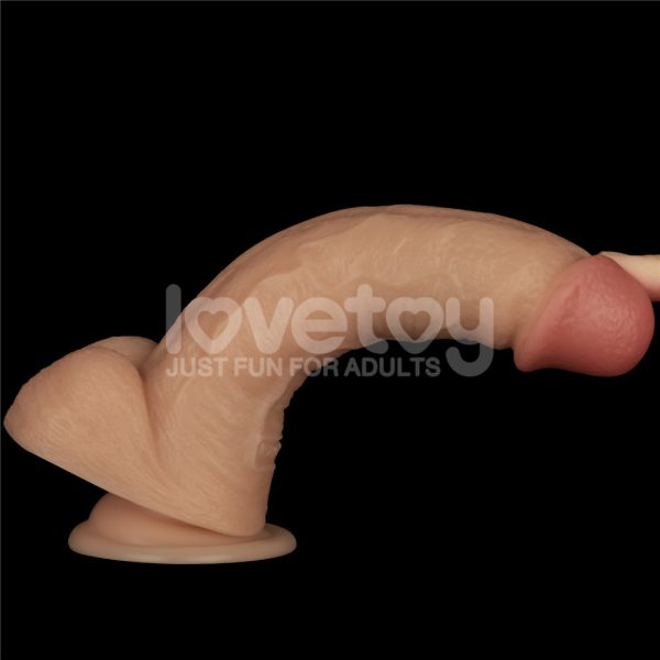 Arnés Strap-On Vibrador 8" con Consolador Recargable L/XL/2XL