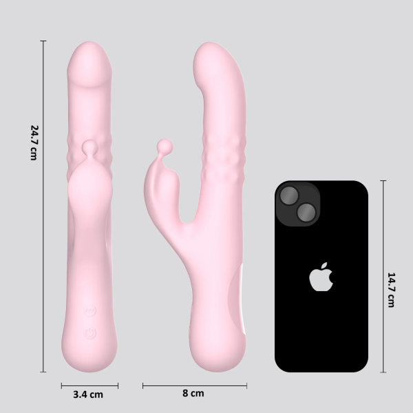 Basia Vibrador 3 en 1 con Expansión y Movimiento