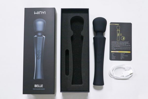 Belle Masajeador Wand 20 Patrones de Vibración y 8 Intensidades