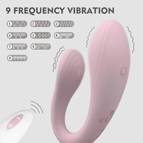 WY0614-love-egg-2 Doris Vibrador para Parejas con Control Remoto