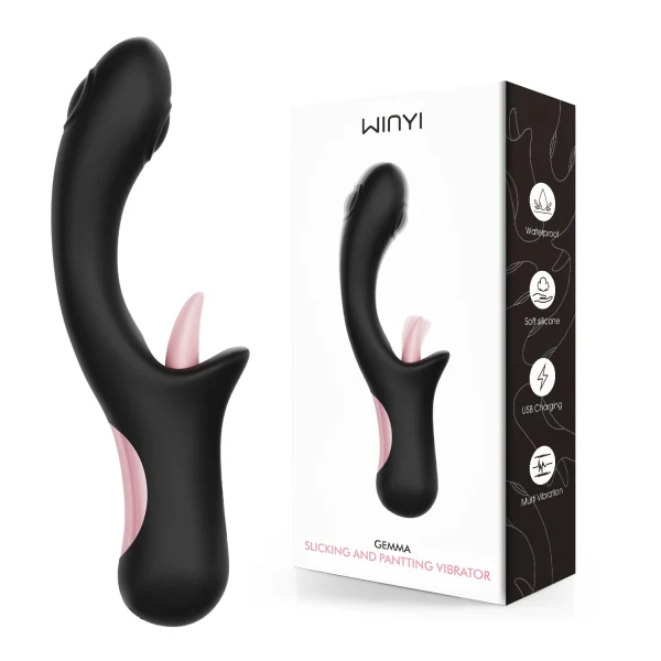 Gemma Vibrador Rabbit 3 en 1 Lengua Golpeteo y Vibración